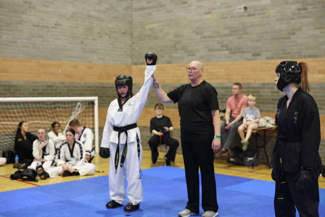 Delilah Smith — sparring victory at competition