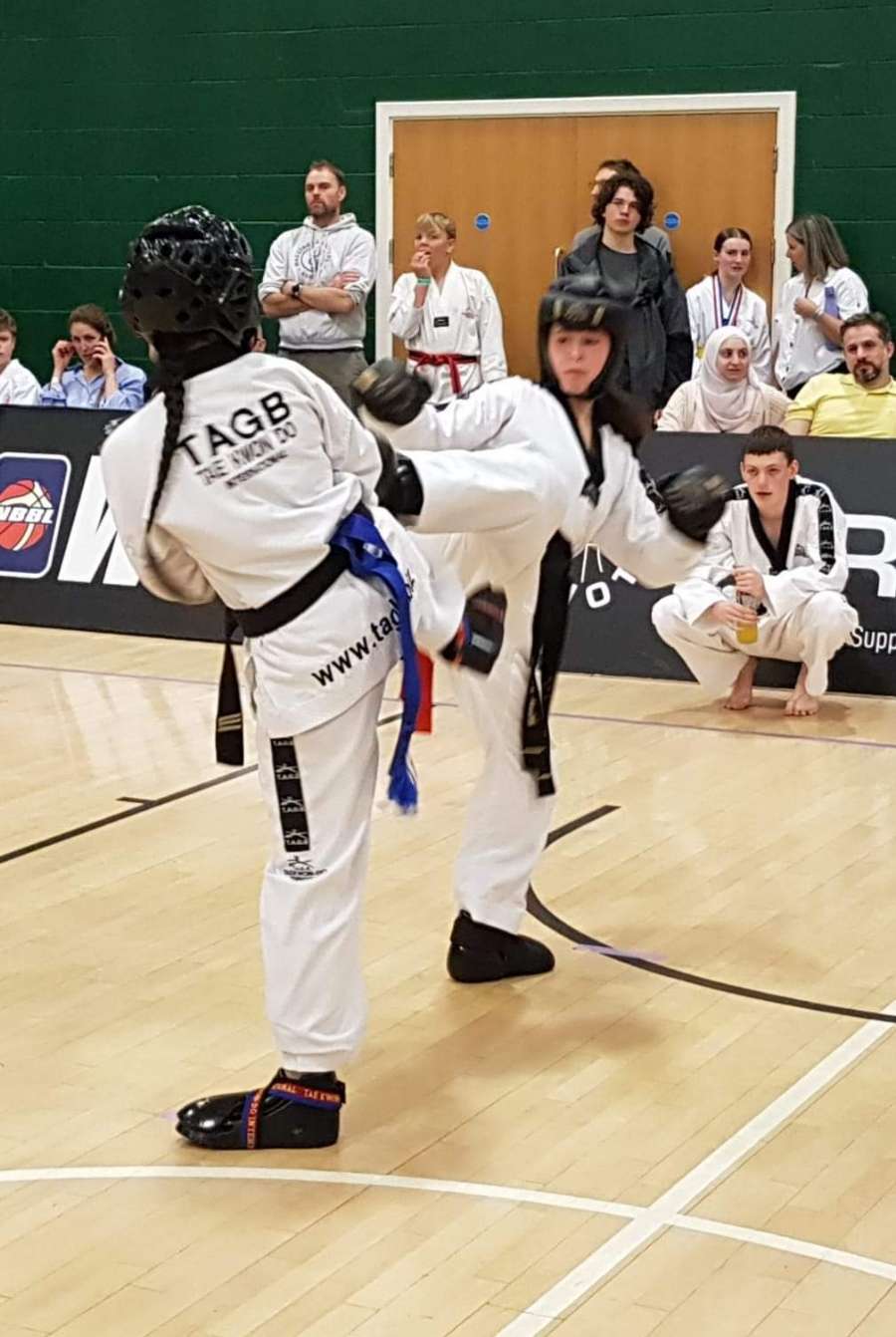 Delilah Smith — sparring at national competition