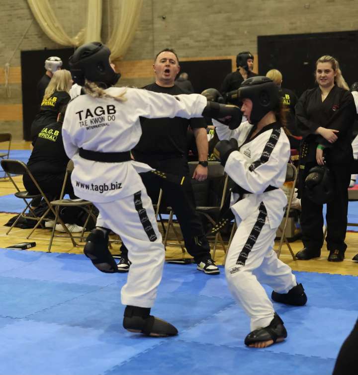 Delilah Smith — sparring at competition