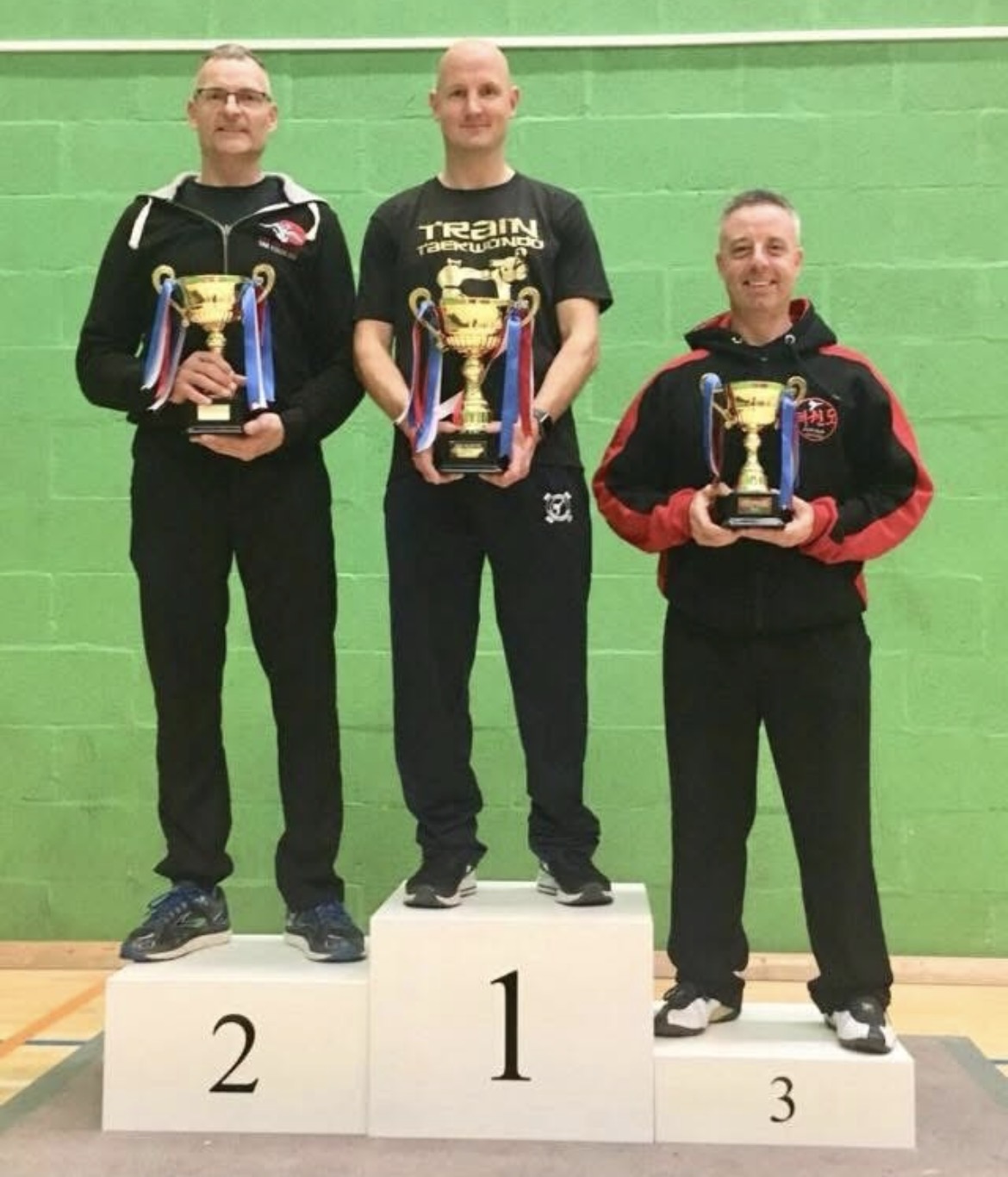 Gavin Cook on the podium - 1st place